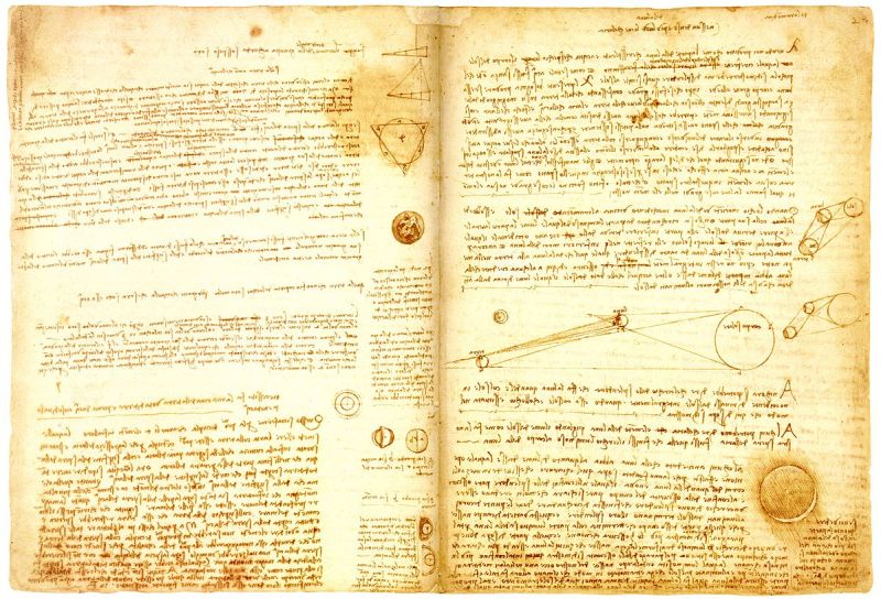Codex Leicester grafika