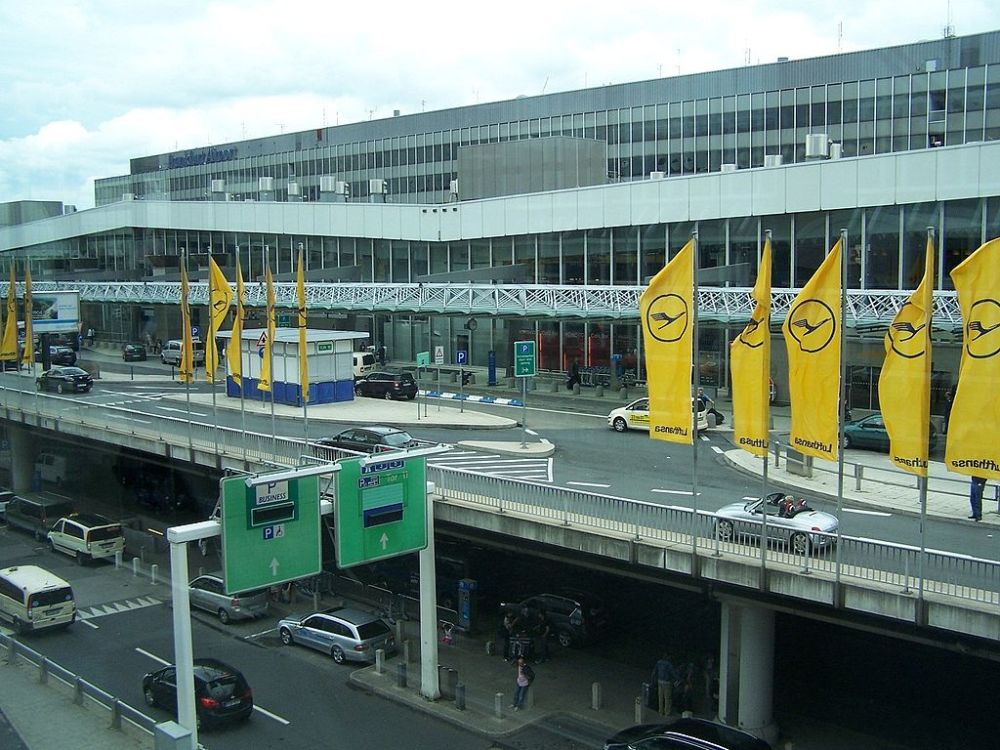 Frankfurt Airport Terminal 1 grafika