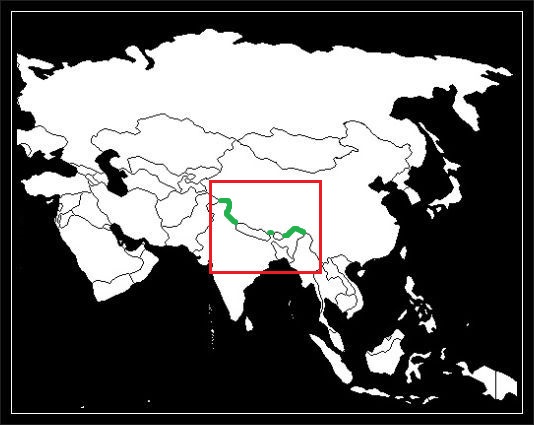 granica chińsko-indyjska grafika