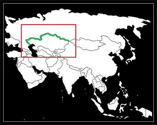 granica kazachsko-rosyjska grafika