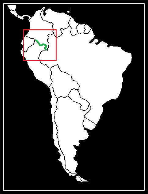 granica kolumbijsko-peruwiańska grafika