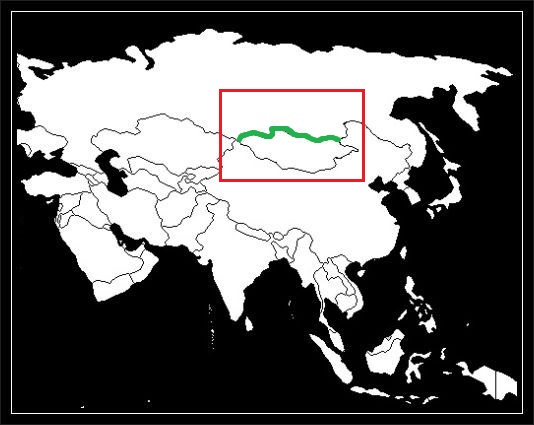 granica mongolsko-rosyjska grafika