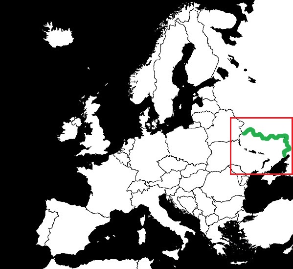 granica rosyjsko-ukraińska grafika