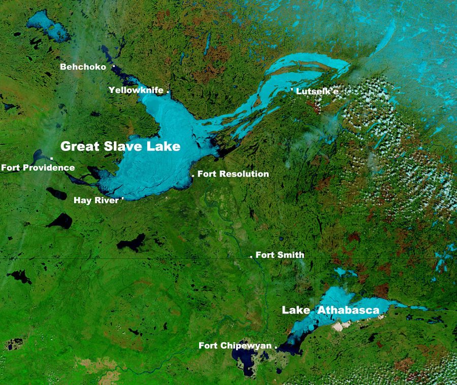 Great Slave Lake grafika