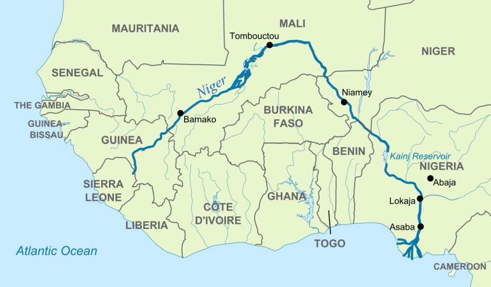 Niger River grafika