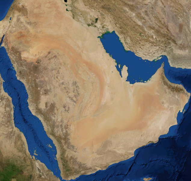 Arabian Desert (Middle East) grafika
