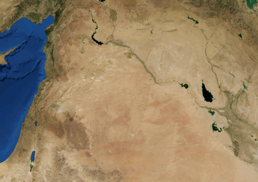 Syrian Desert (Middle East) grafika