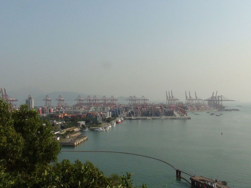 Port of Shenzhen grafika