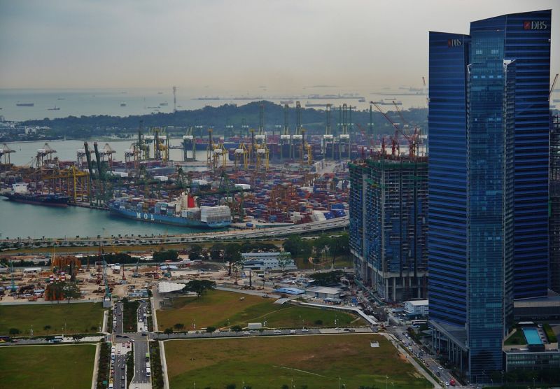 Port of Singapore grafika