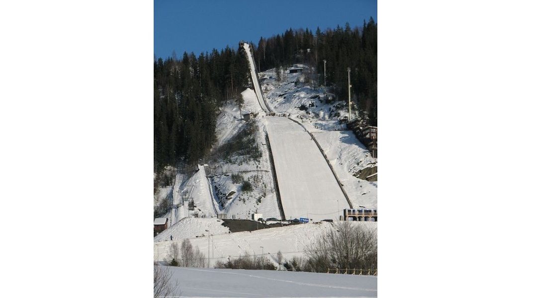 10 largest ski jumping hills according to the official record